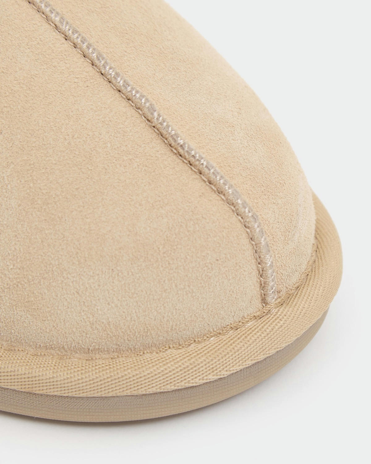 Suede Mule Slippers