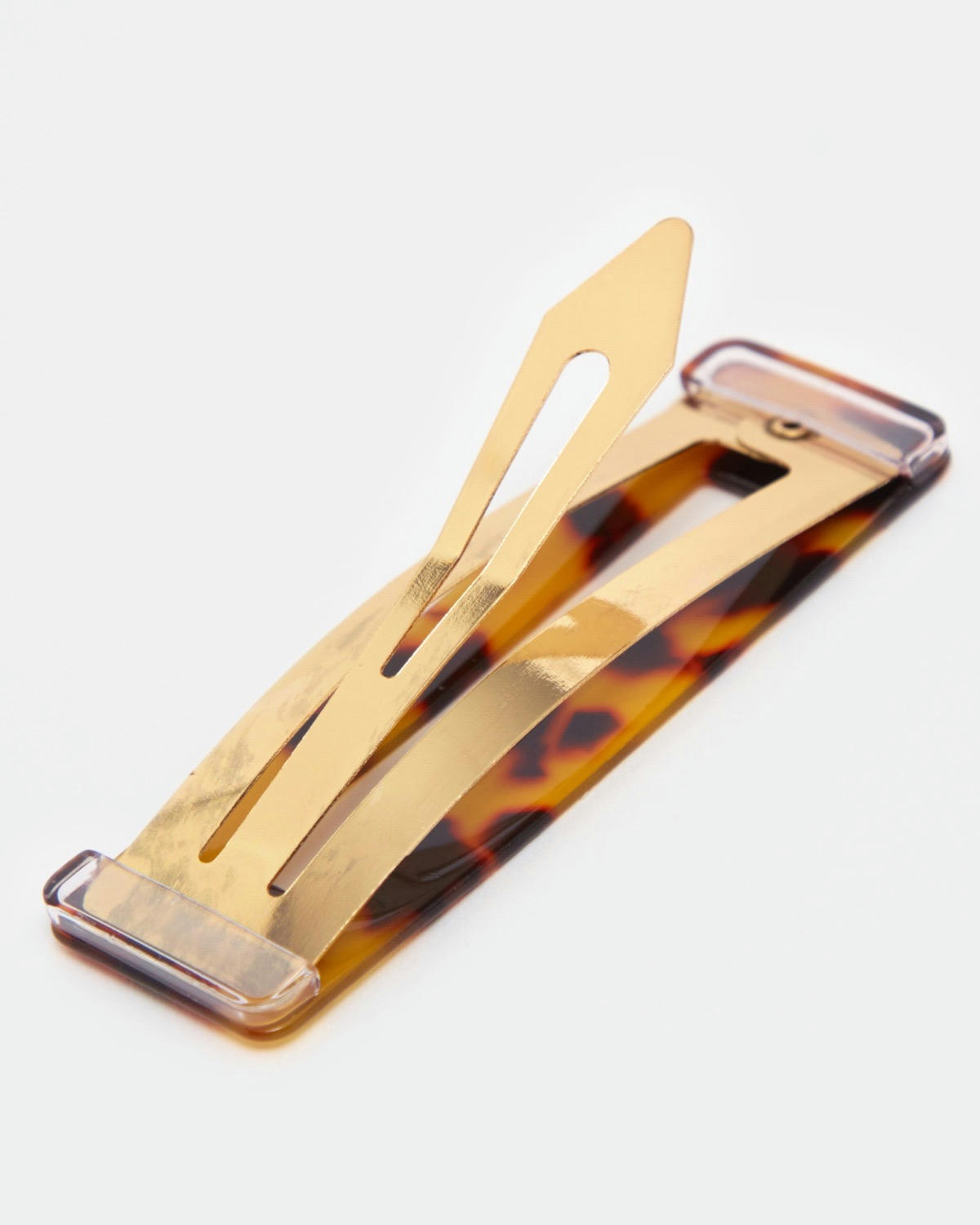 Tortoise Shell Hair Clip Set (Pack Of 4)