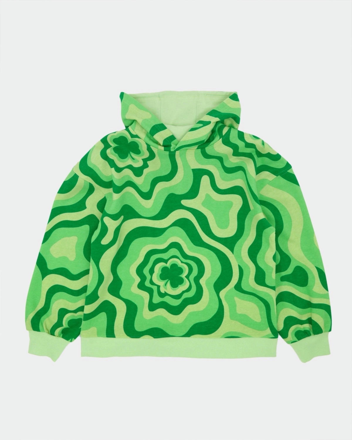 Shamrock Print Hoodie (2-14 Years)