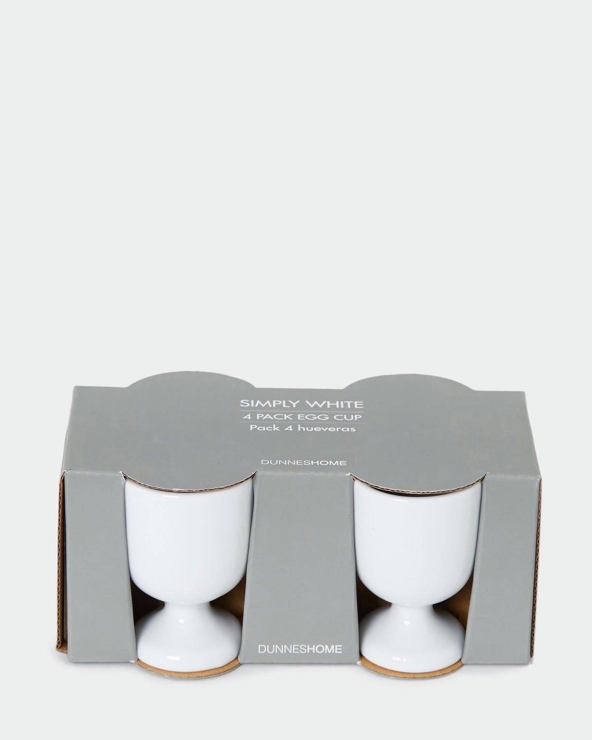 Simply White Egg Cups - Pack Of 4