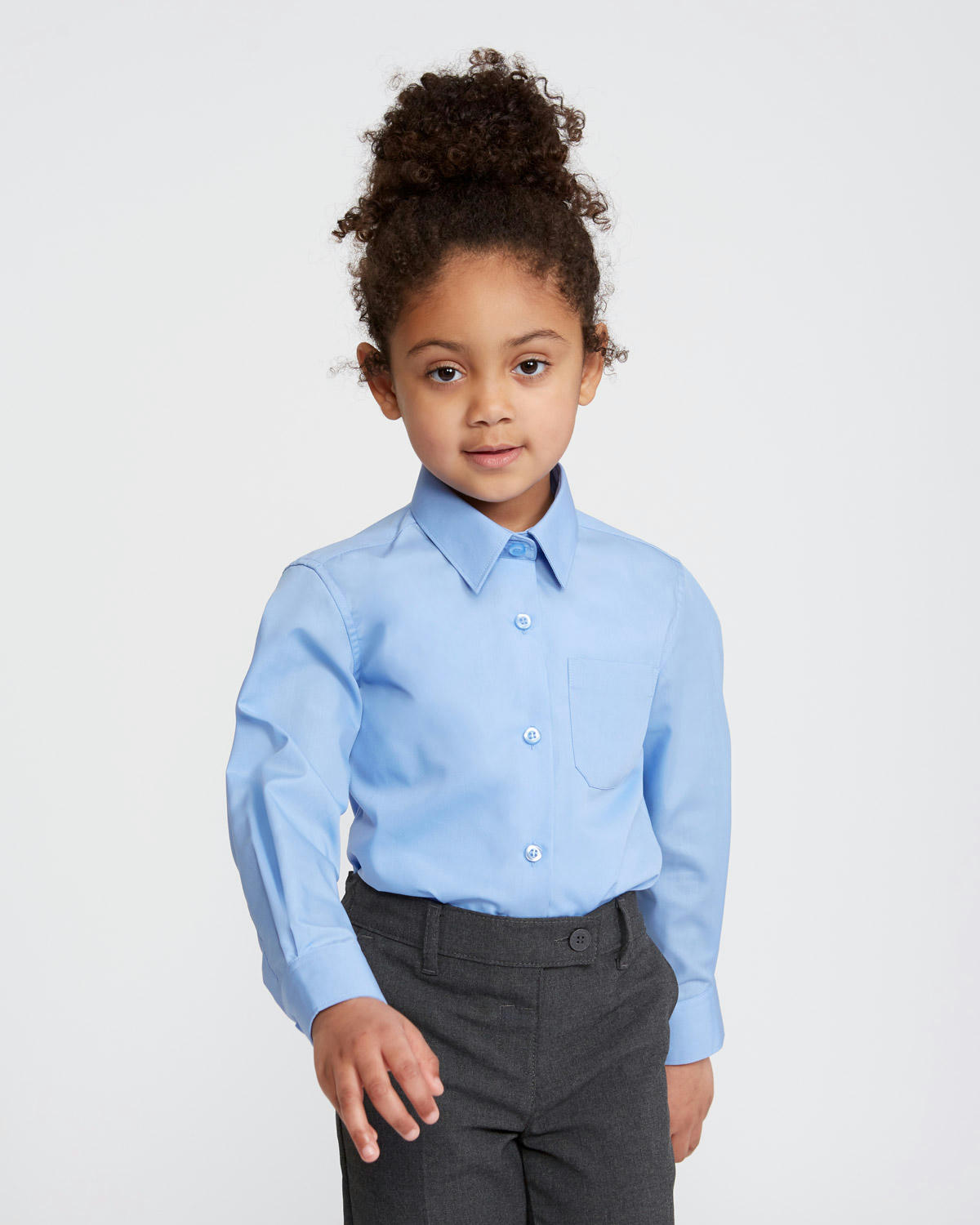 Non-Iron Long-Sleeved Blouses - Pack Of 3