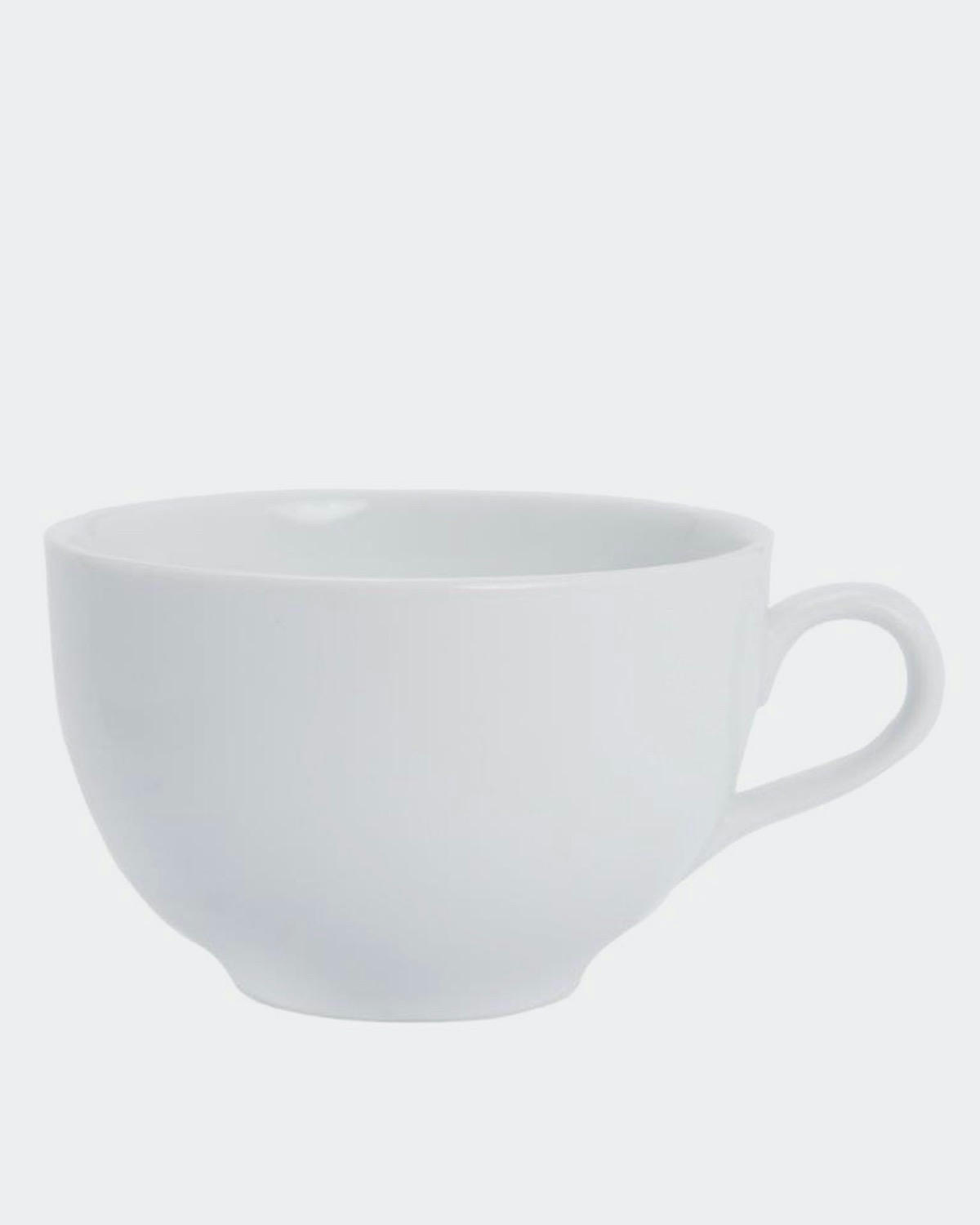Simply White Cup And Saucer