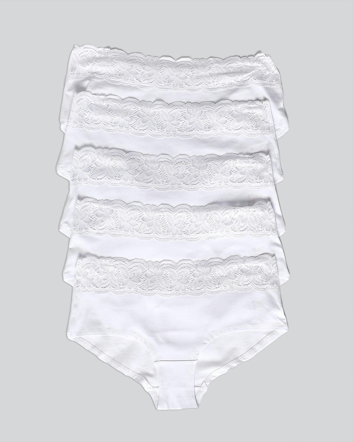 Lace Cotton Rich Shorts - Pack of 5
