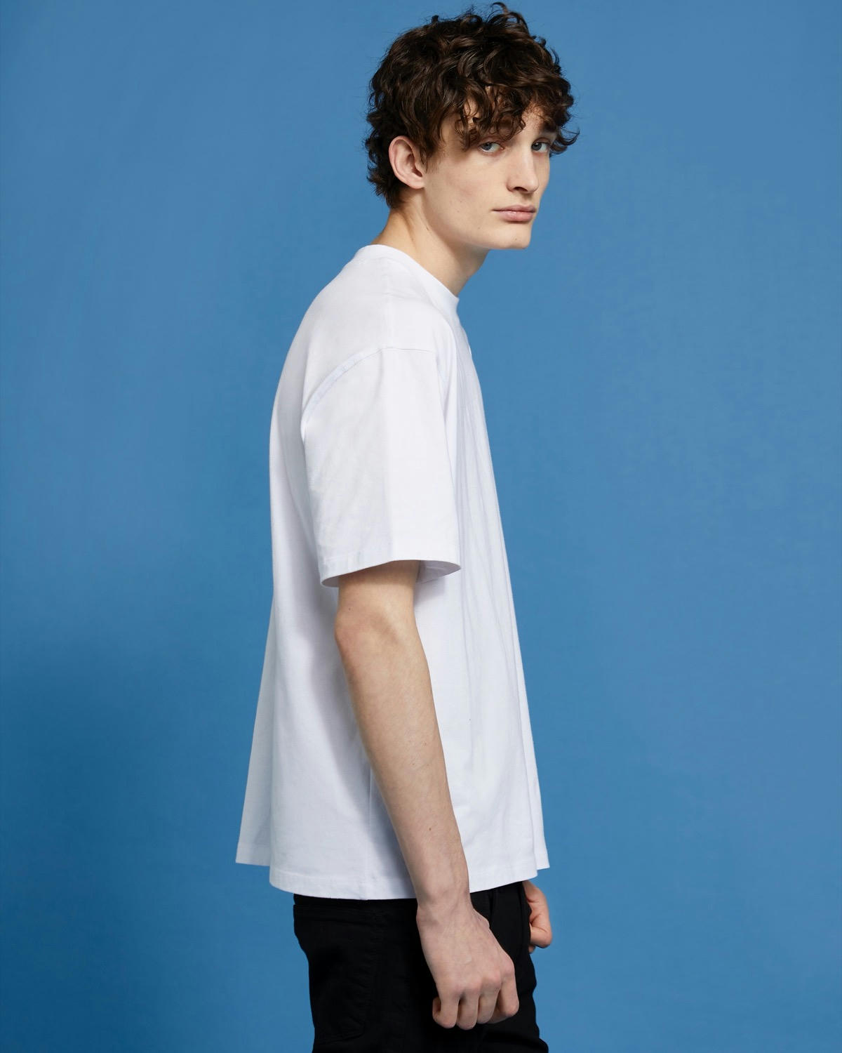 Paul Galvin White Relaxed Fit T-Shirt