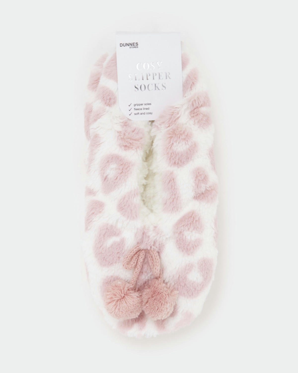 Fur Ballerina Slipper Sock