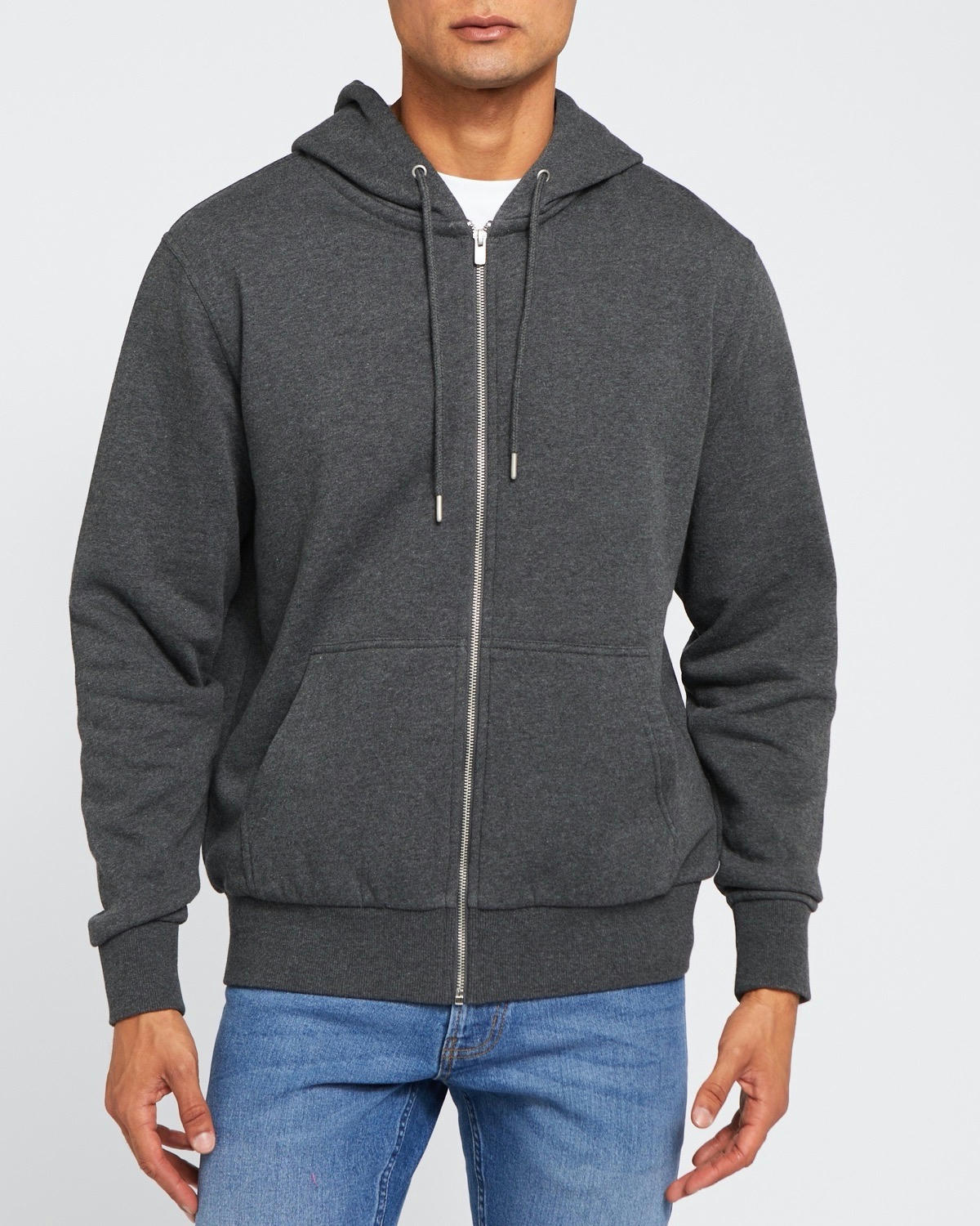 Regular Fit Zip-Through Hoodie