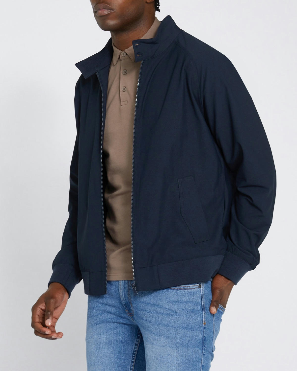 Blouson Jacket With Stretch