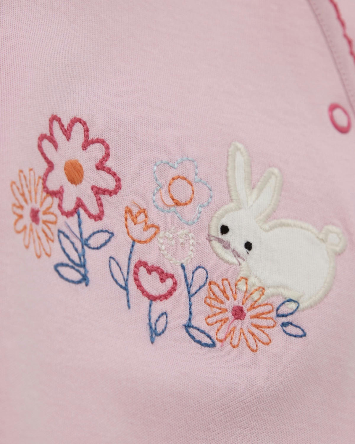 Bunny Sleepsuits - Pack Of 2