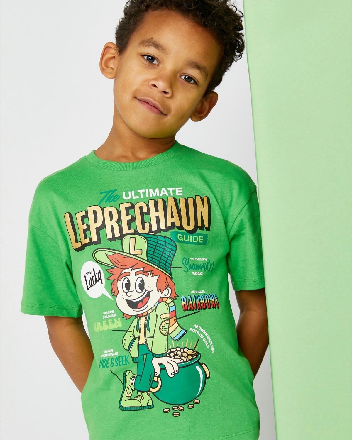 St Patrick's Day Leprechaun T-Shirt (3-14 Years)
