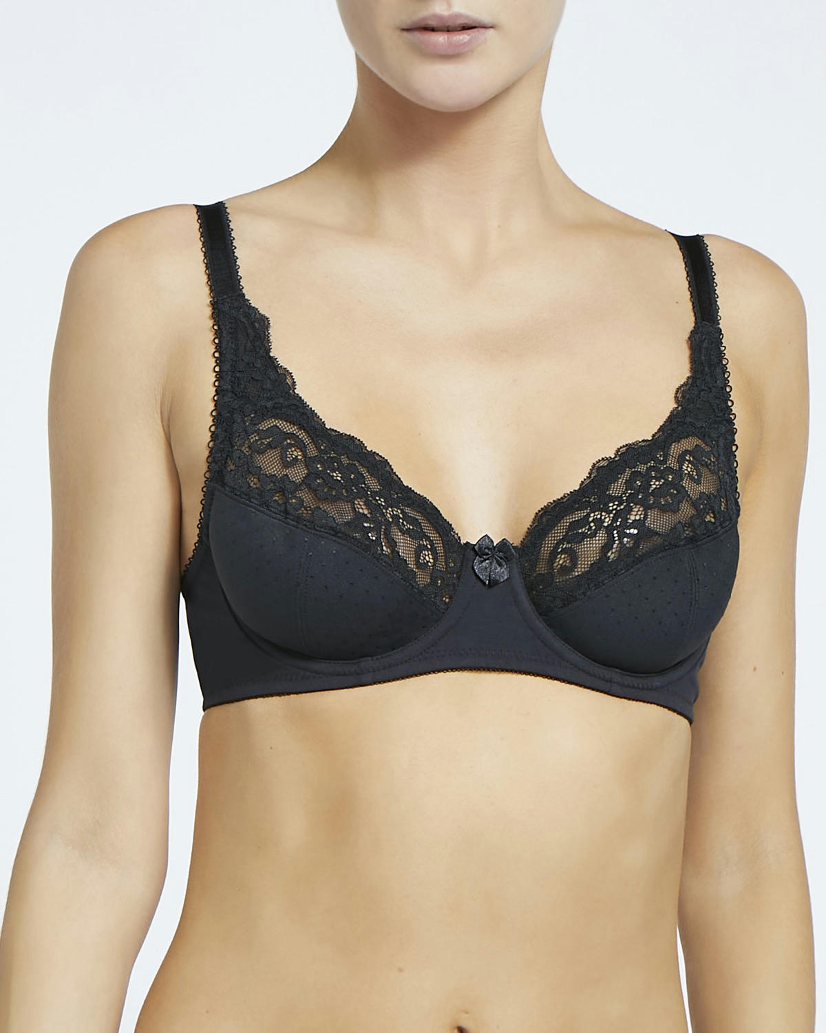 Cotton Rich Wired Non-Padded Bra