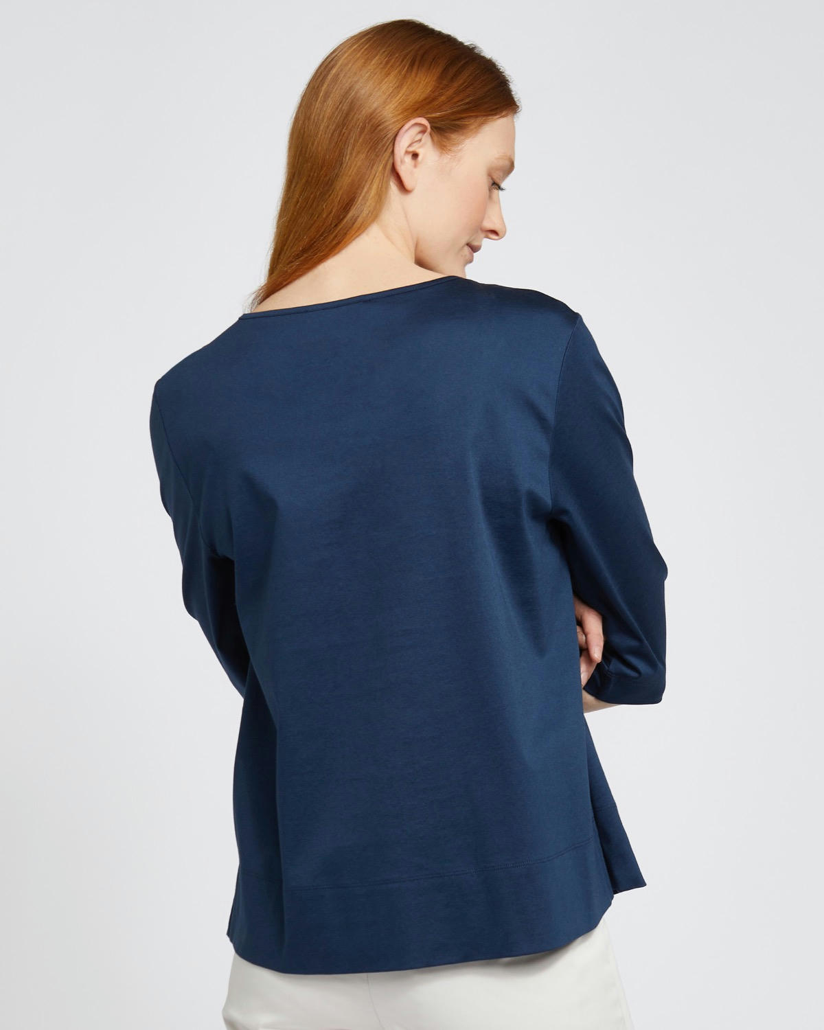 Carolyn Donnelly The Edit Cut Out Front Seam Top