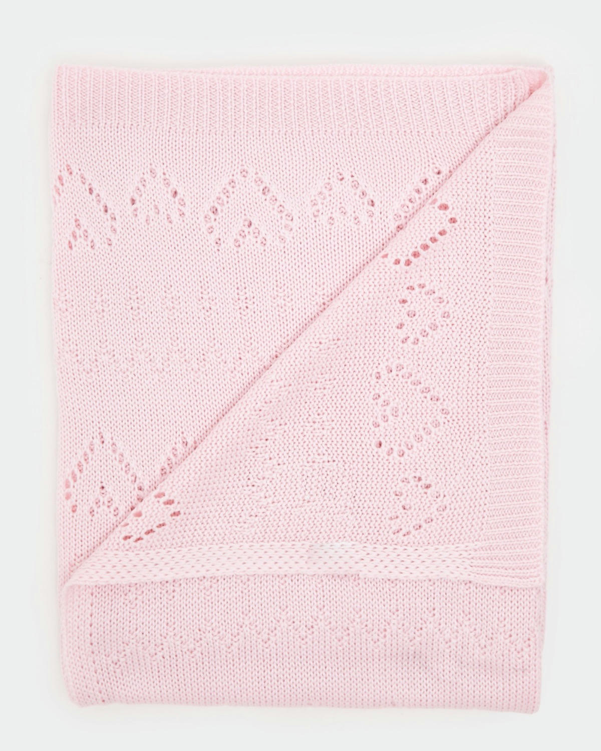 Heart Knit Blanket