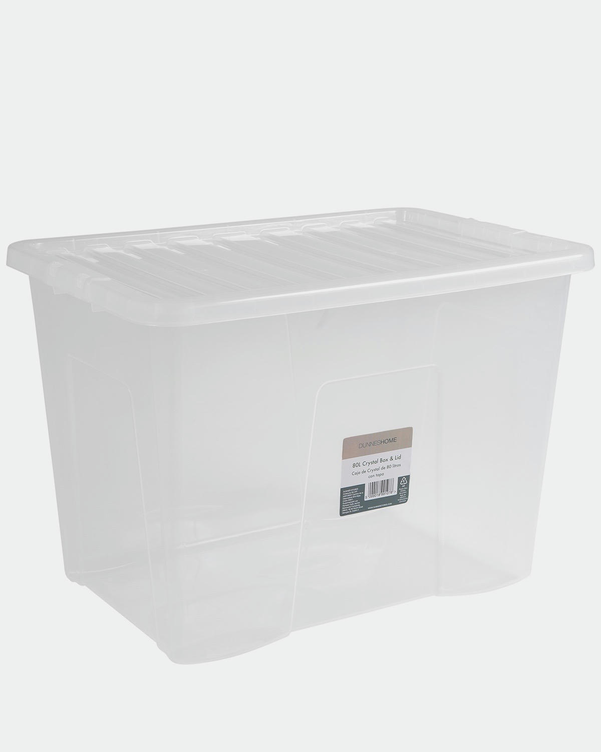 Clear Storage Box With Lid