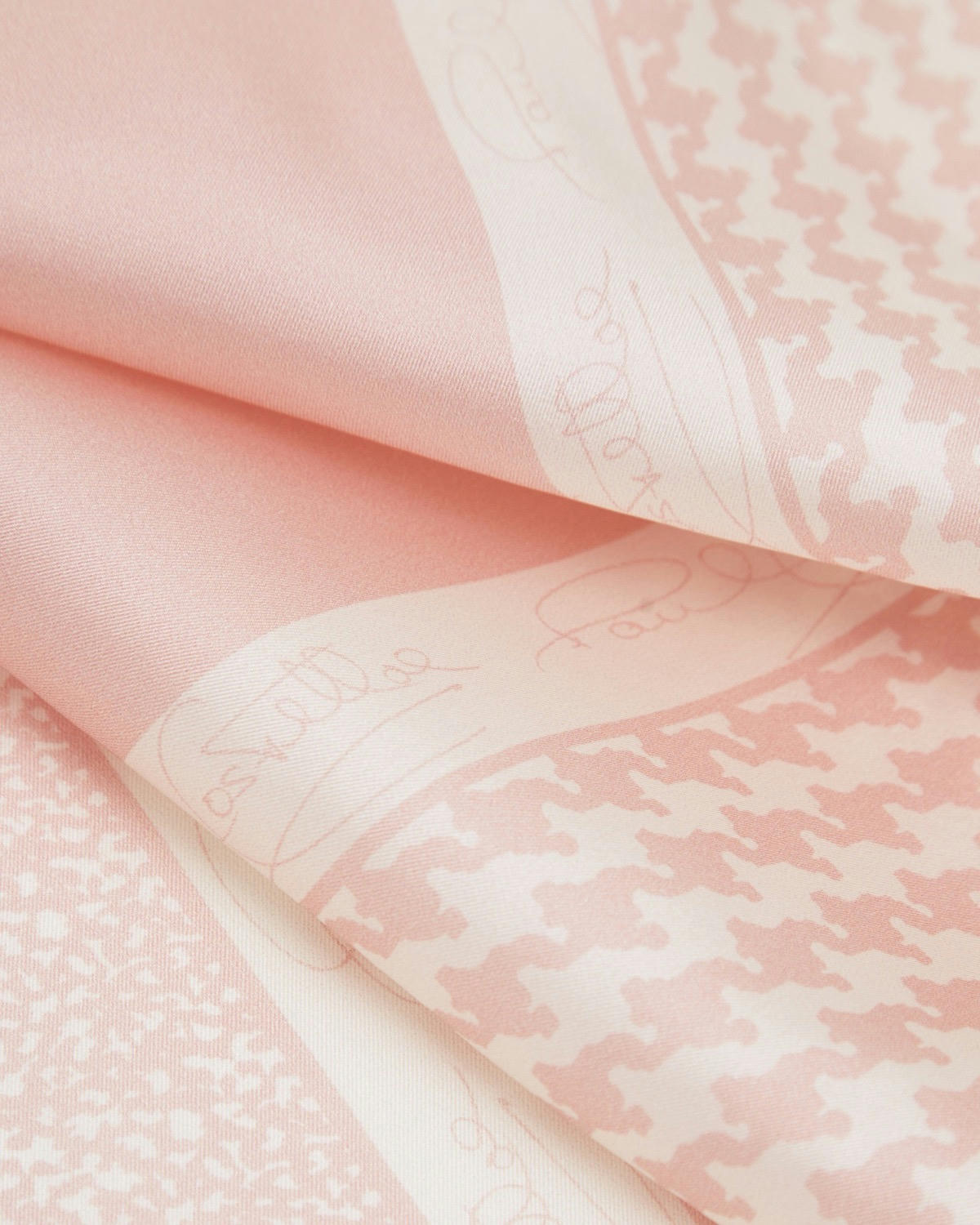 Paul Costelloe Living Studio Pink PC Signature Silk Scarf