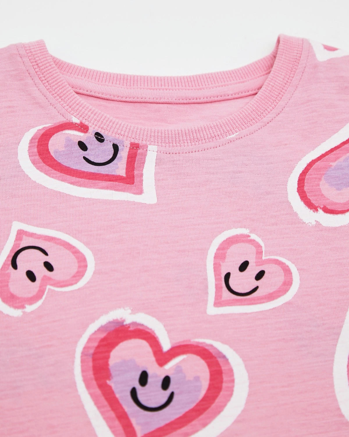 Printed Curved Hem T-Shirt (2-14 years)