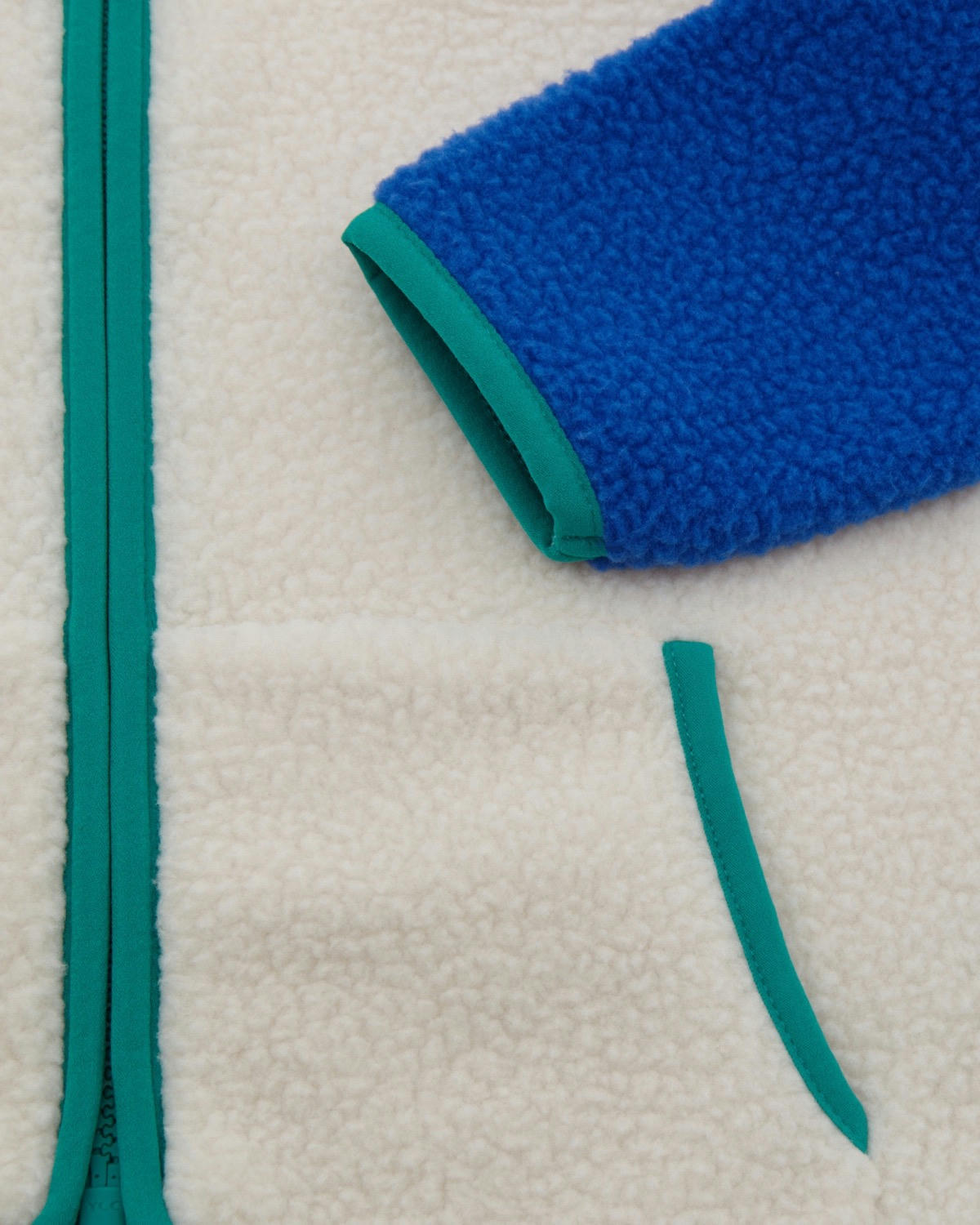 Colour Block Fleece Jacket (4-14 Years)