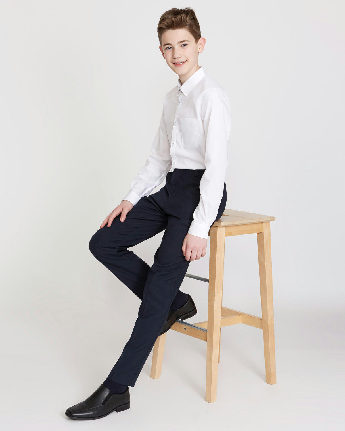 Boys Slim Leg Trousers