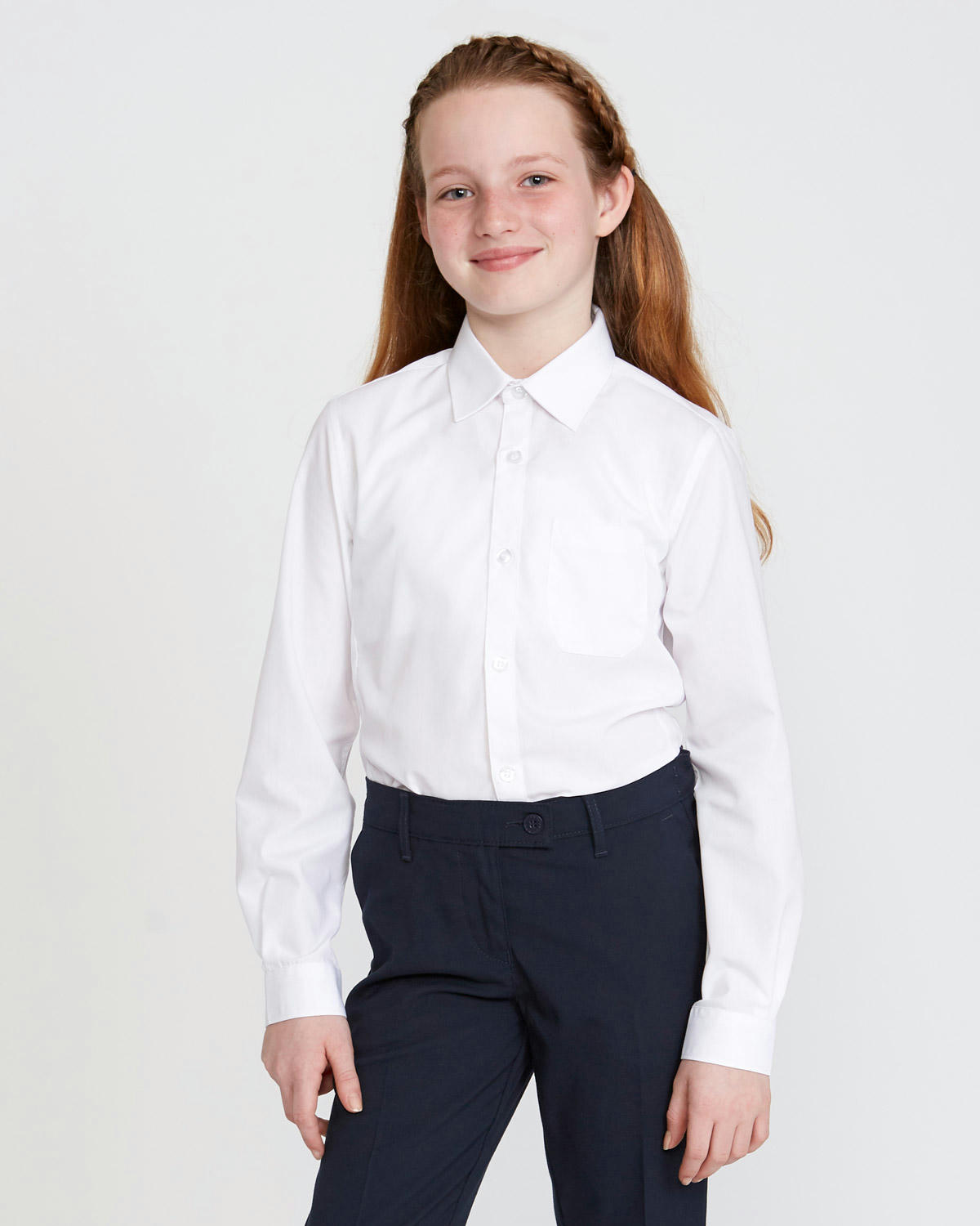 Girls Slim Fit Blouses - Pack Of 3 - (4-16 Years)
