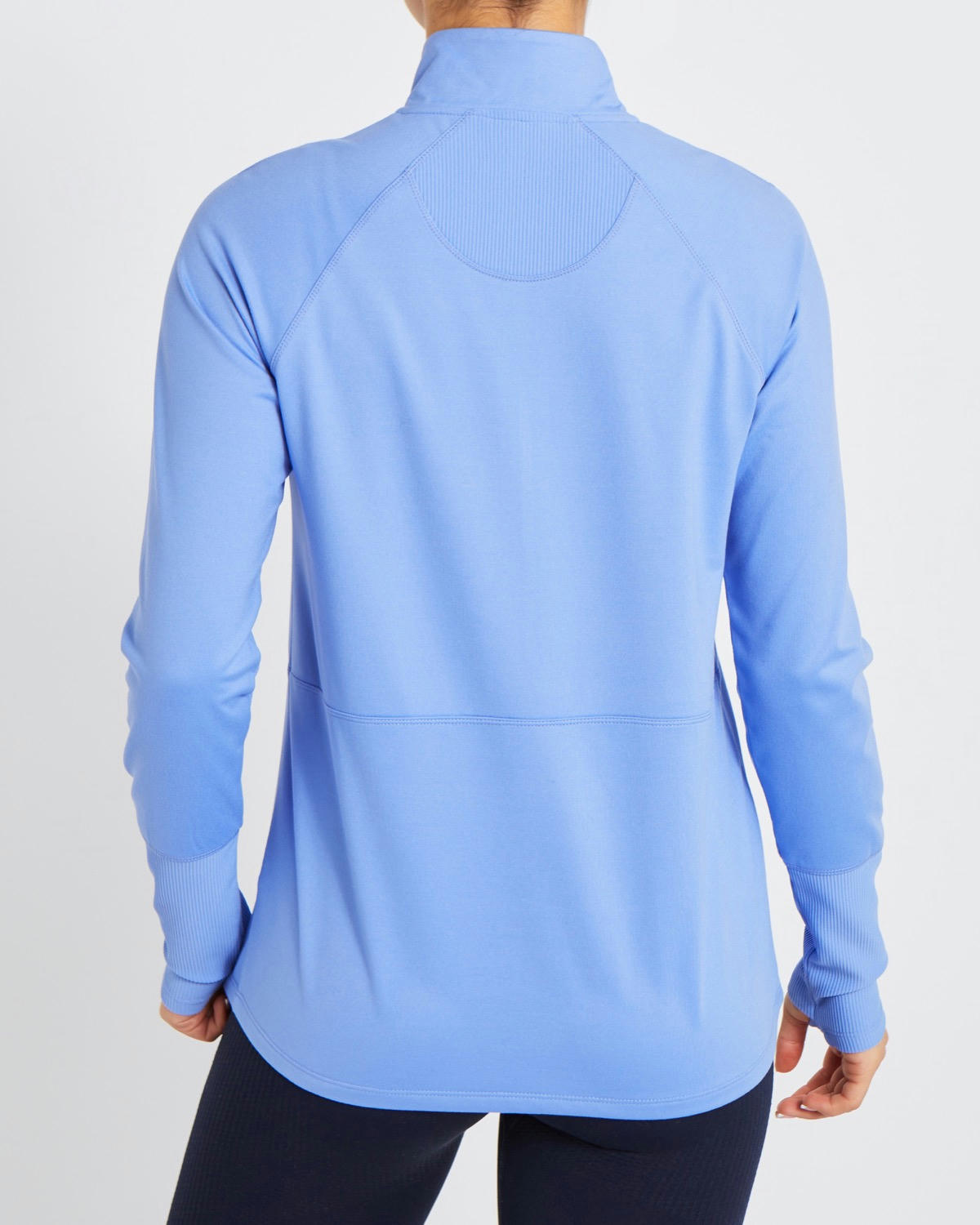 Long-Sleeved Half-Zip Top