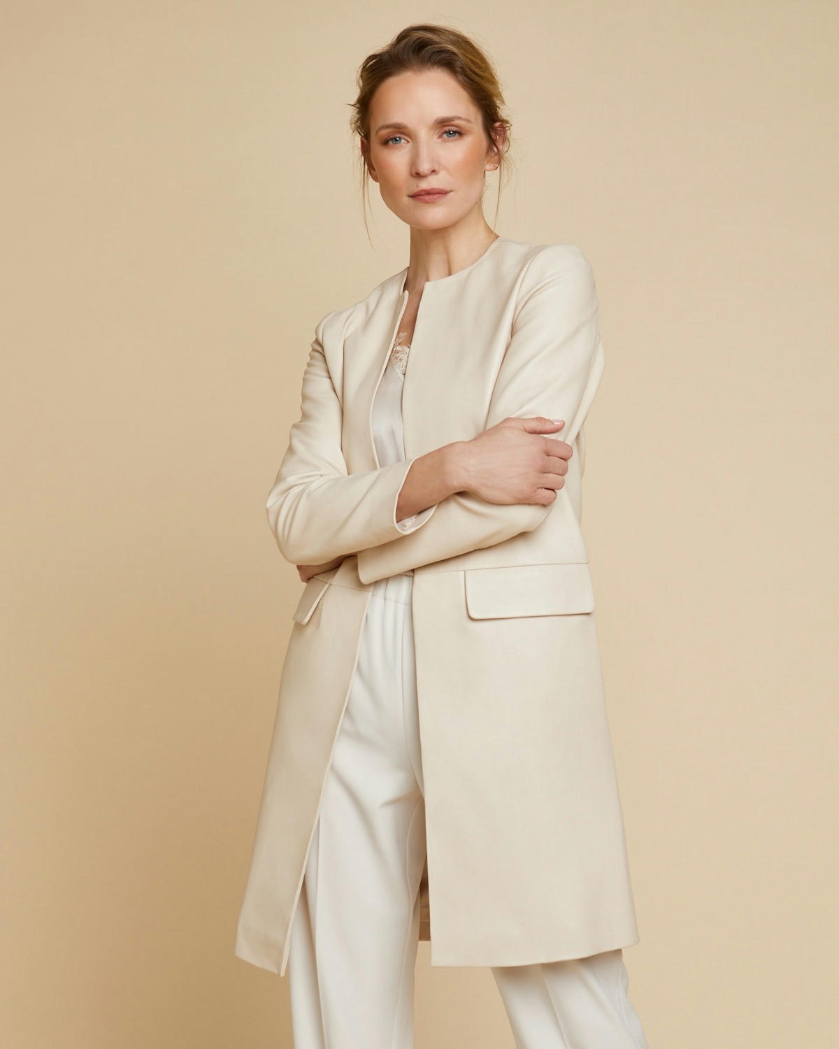 Paul Costelloe Living Studio Leather Coat