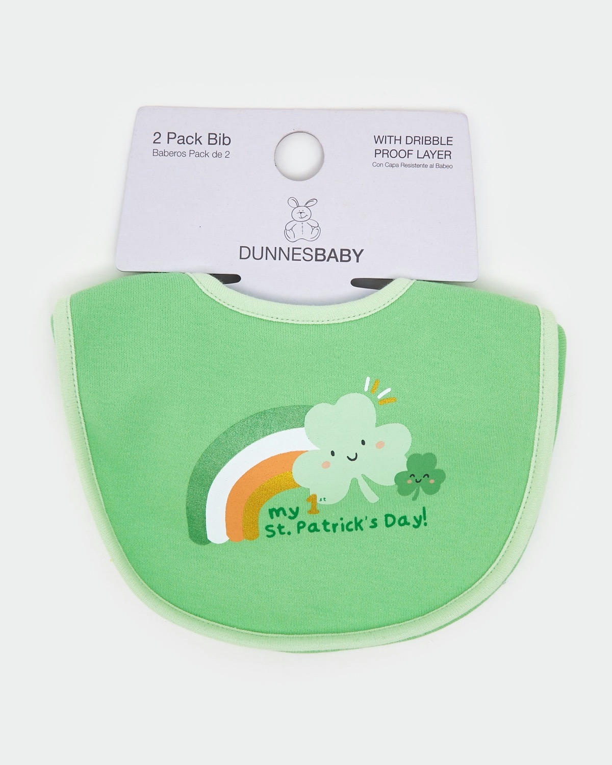St Patrick's Day Bib - Pack Of 2