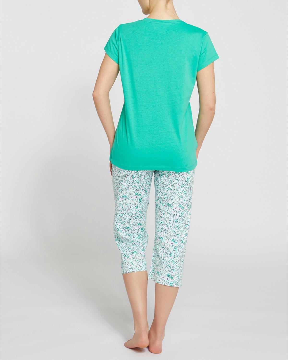 Cotton Cropped Pyjama Set