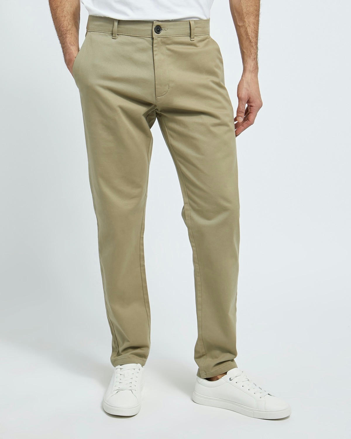 Water Repellent Tapered Chinos