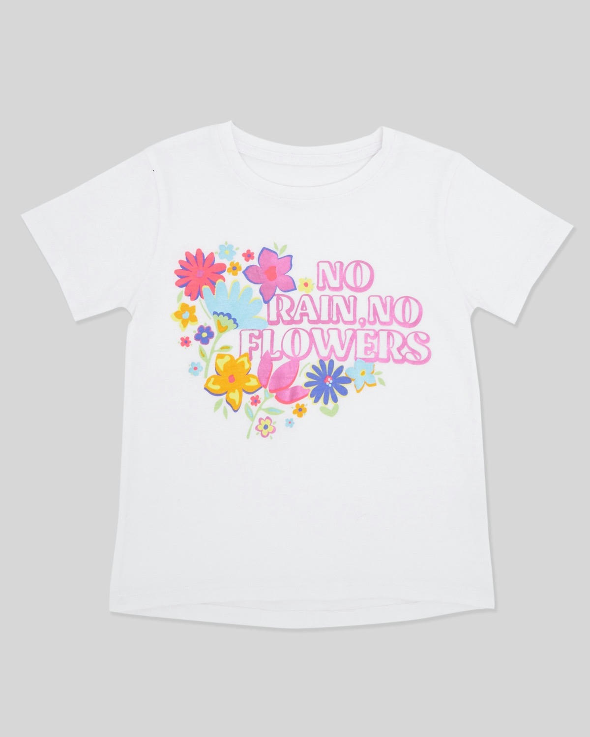 Printed Curved Hem T-Shirt (2-14 years)