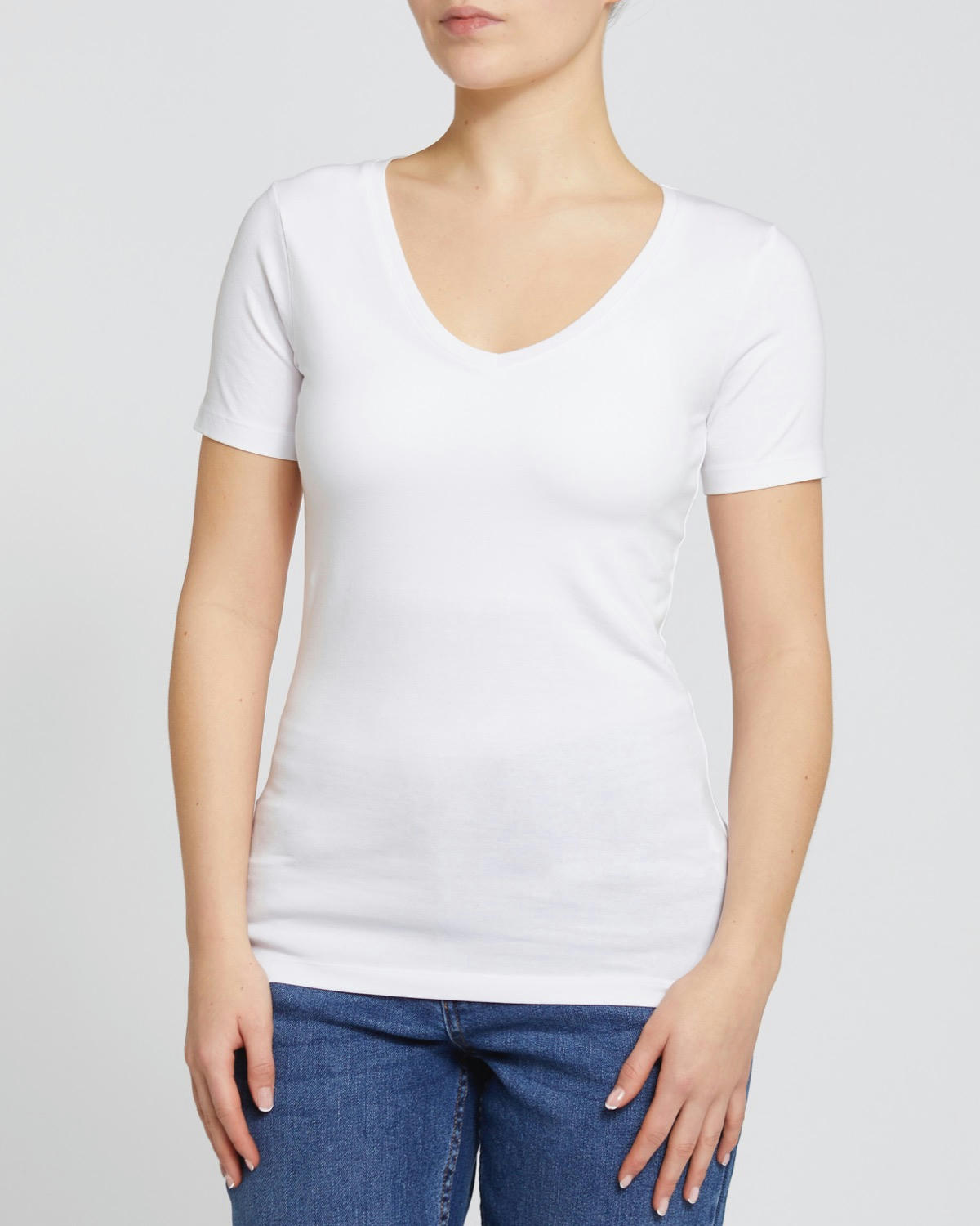 Stretch V-Neck T-Shirt