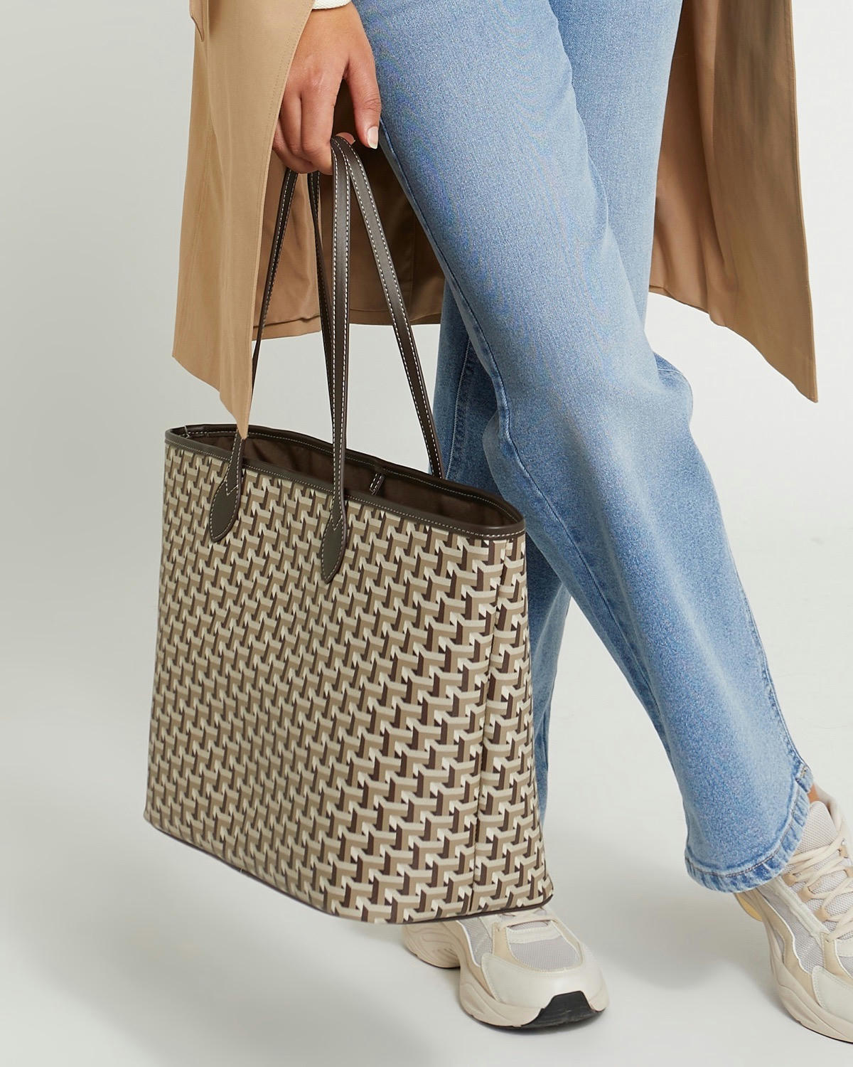 Geo Print Tote Bag