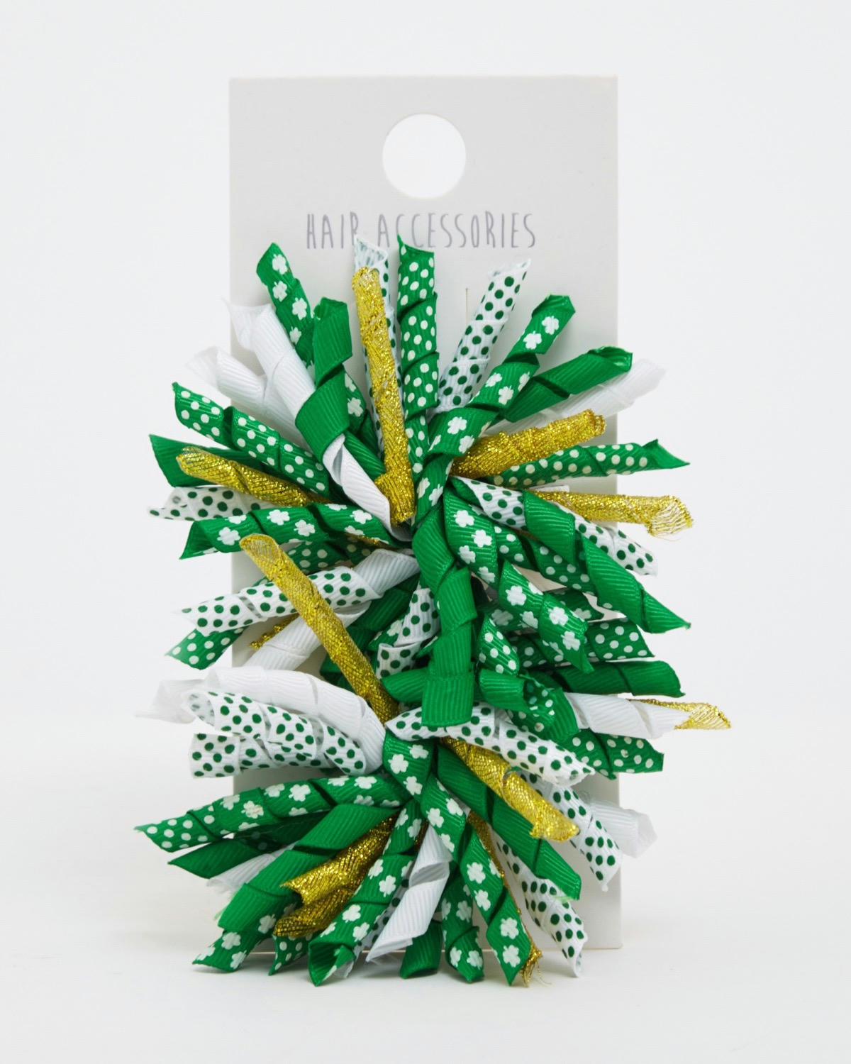 St. Patrick's Day Ribbon Hair Clip (Pack Of 2)