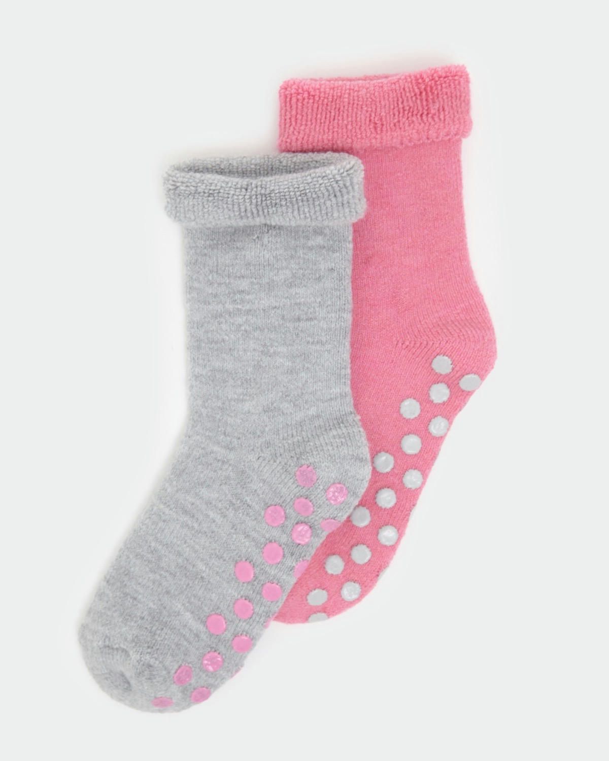 Gripper Sole Cosy Socks (Pack of 2)