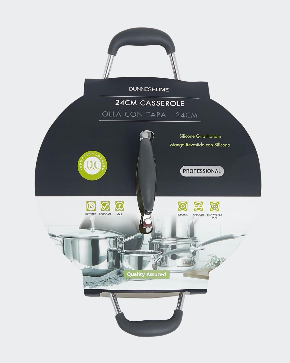 Stainless Steel 24CM Casserole