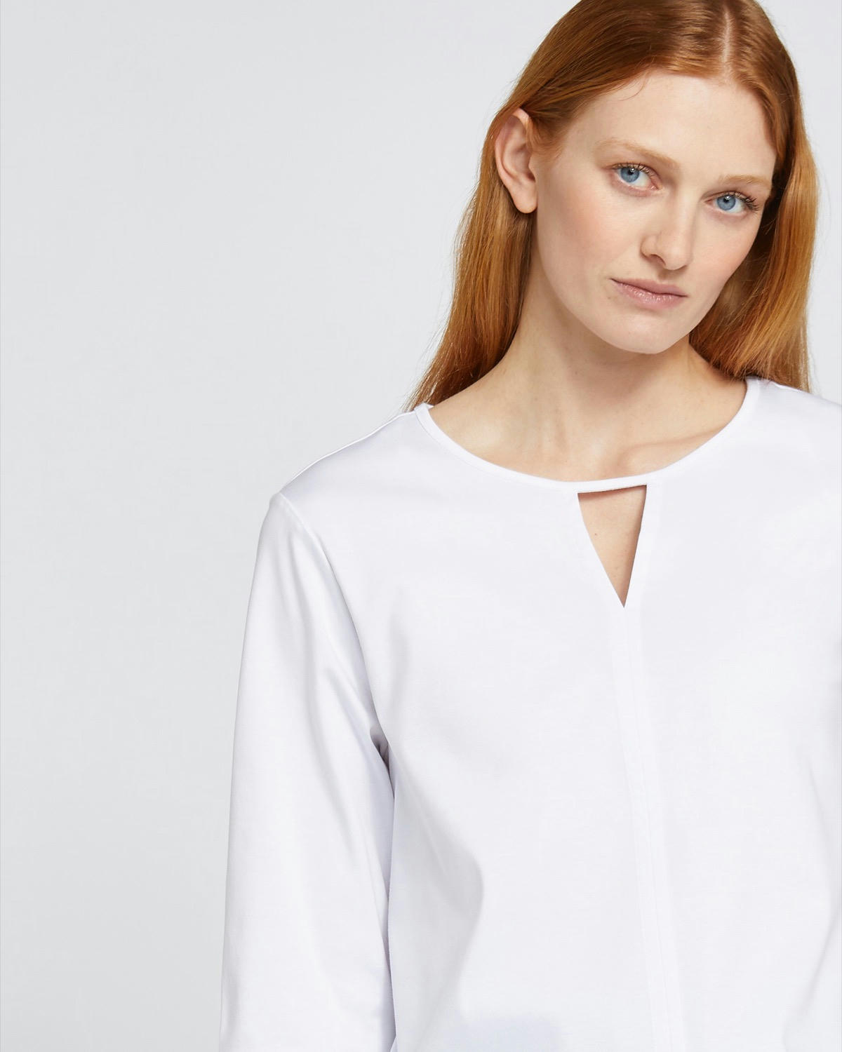 Carolyn Donnelly The Edit Cut Out Front Seam Top