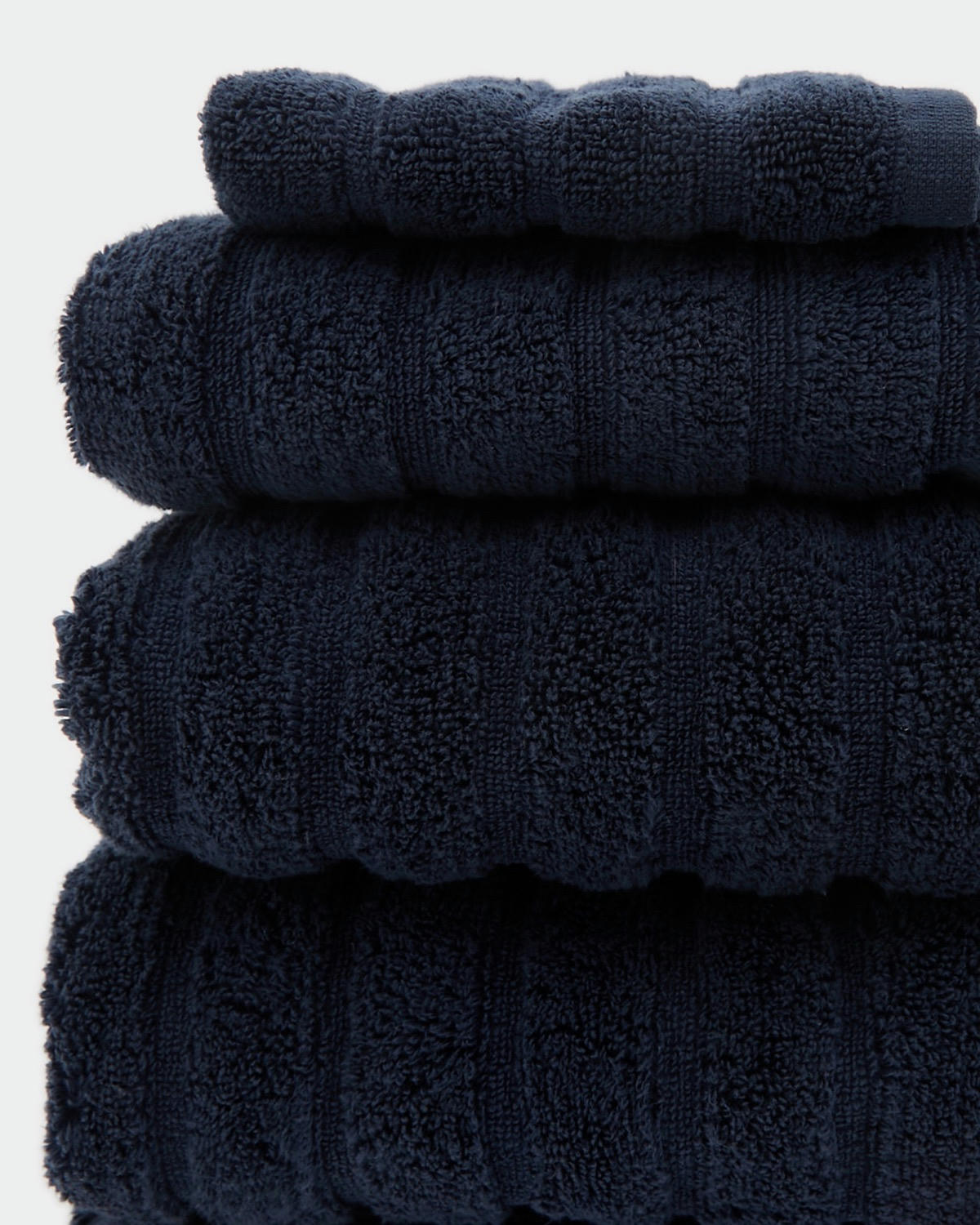 Ribbed Cotton Hand Towel