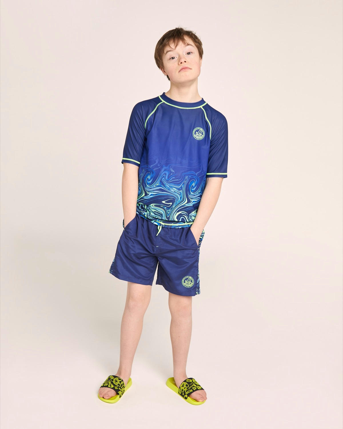 Printed Swim Shorts (2-14 Years)