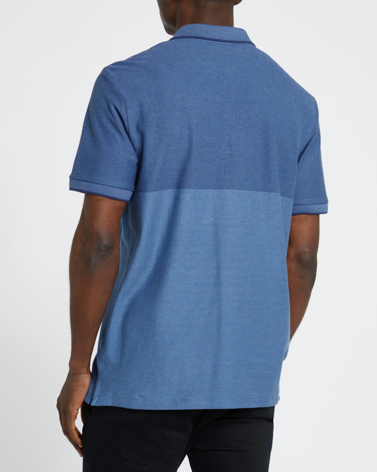 Regular Fit Birdseye Stripe Polo Shirt