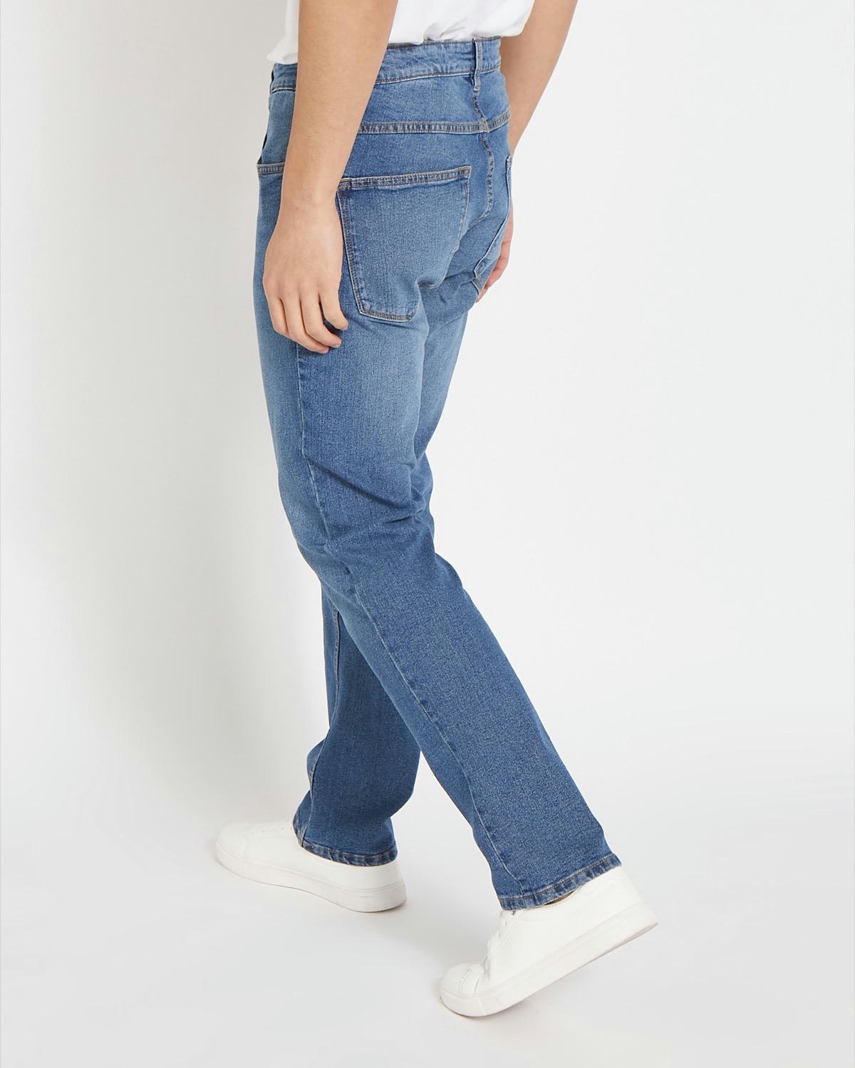 Straight Fit Stretch Jeans