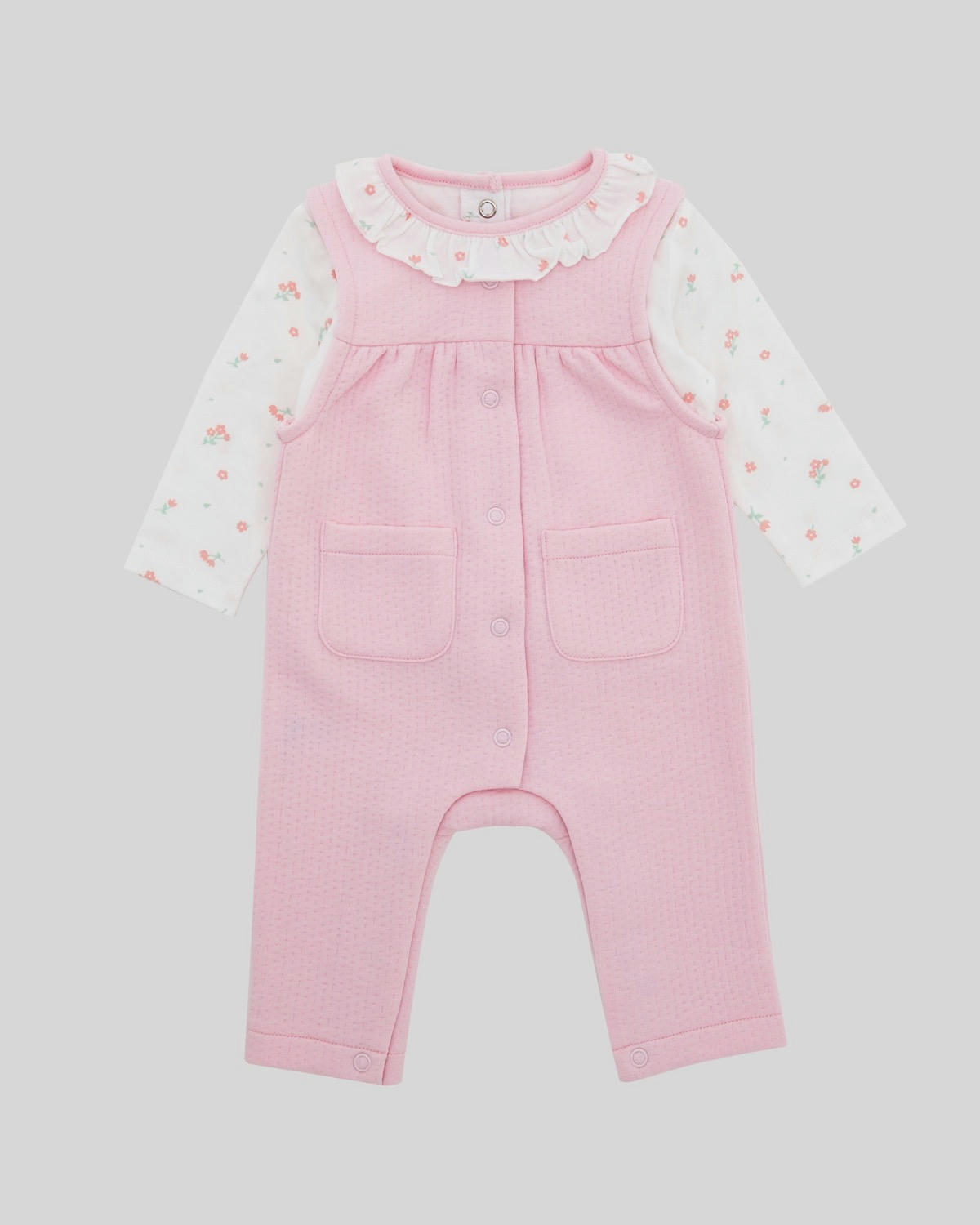 Two-Piece Dungaree Set (Newborn-12 months)