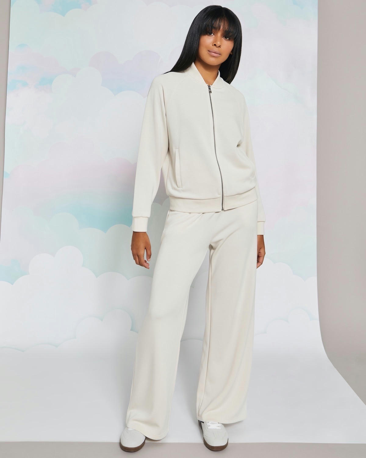 Helen Steele Stone Soft Touch Zip-Through Jacket