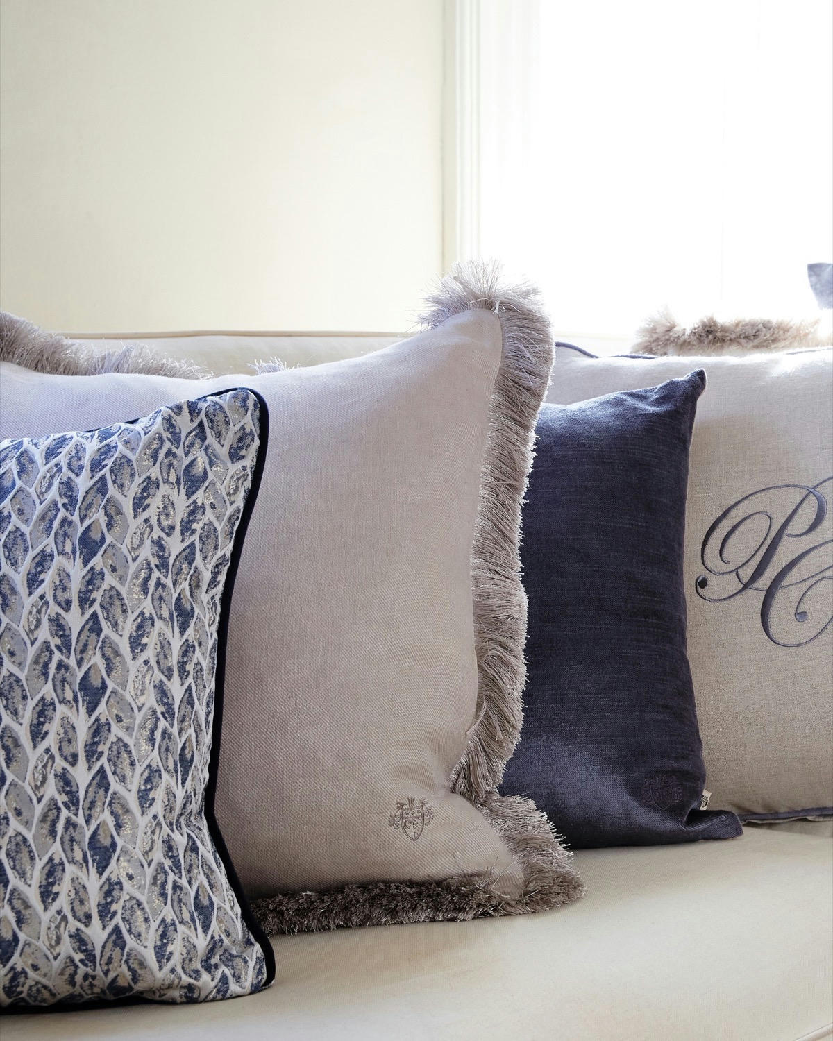 Paul Costelloe Living Fringe Detail Cushion