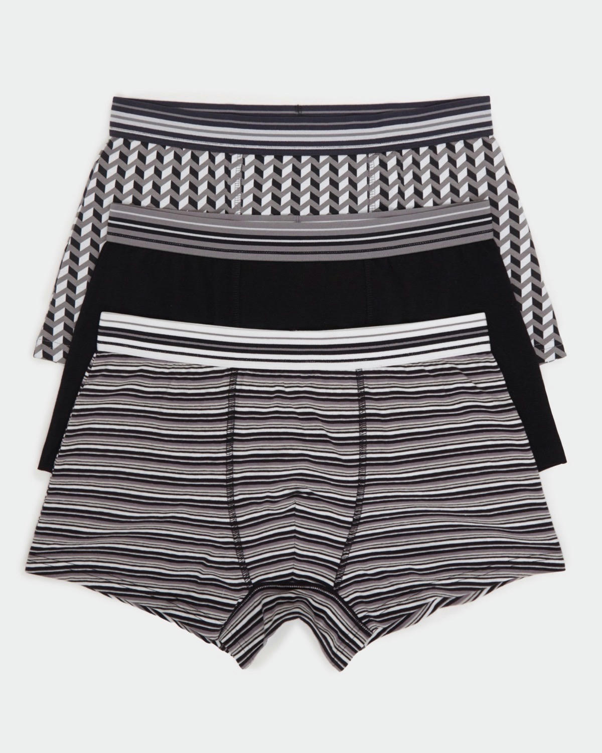 Cotton Rich Hipster Boxers - Pack Of 3