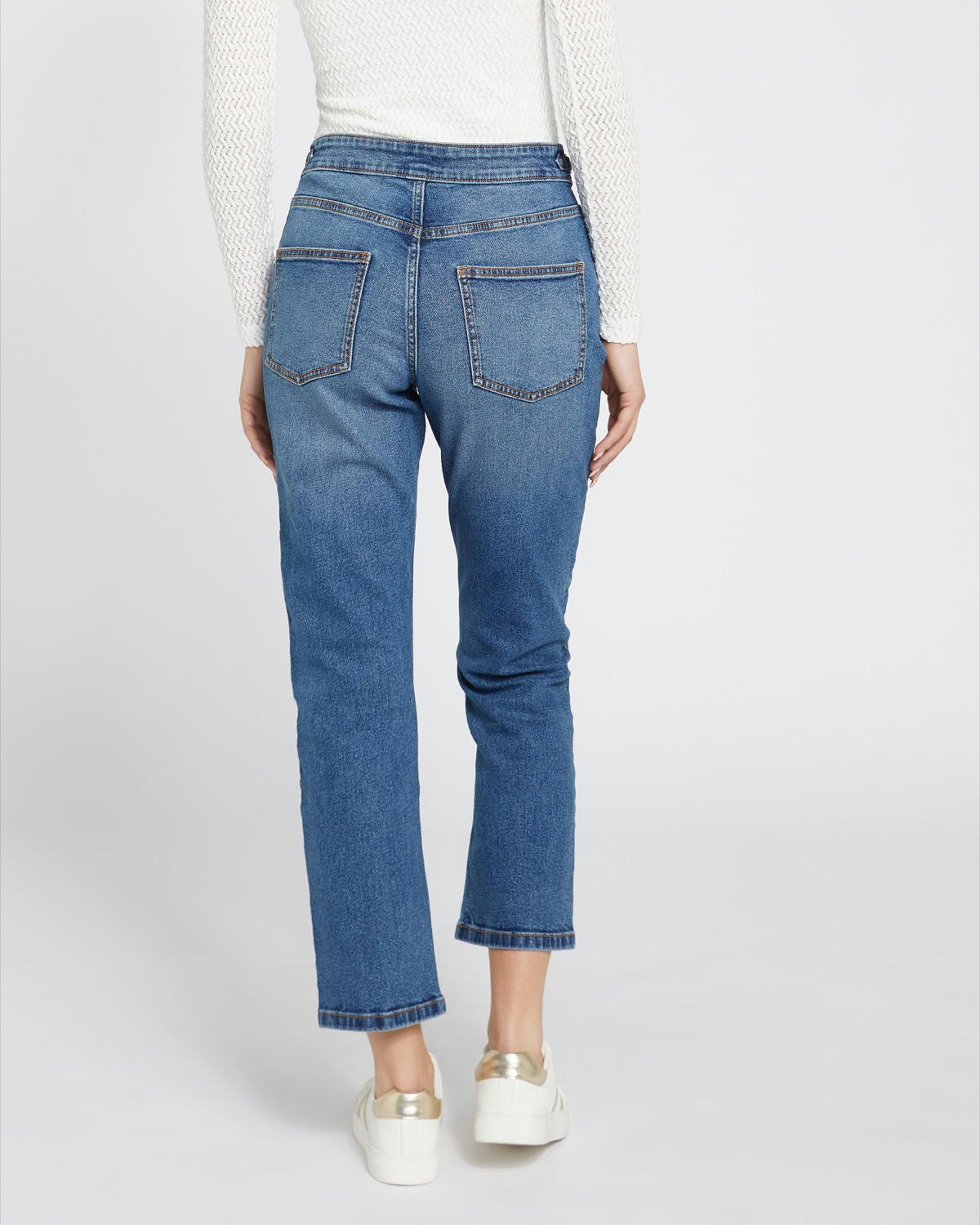 Savida Hazel Chain Ankle Grazer Jeans