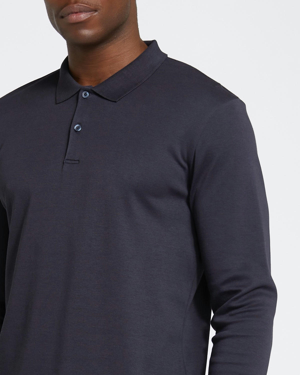 Long Sleeved Polo Top