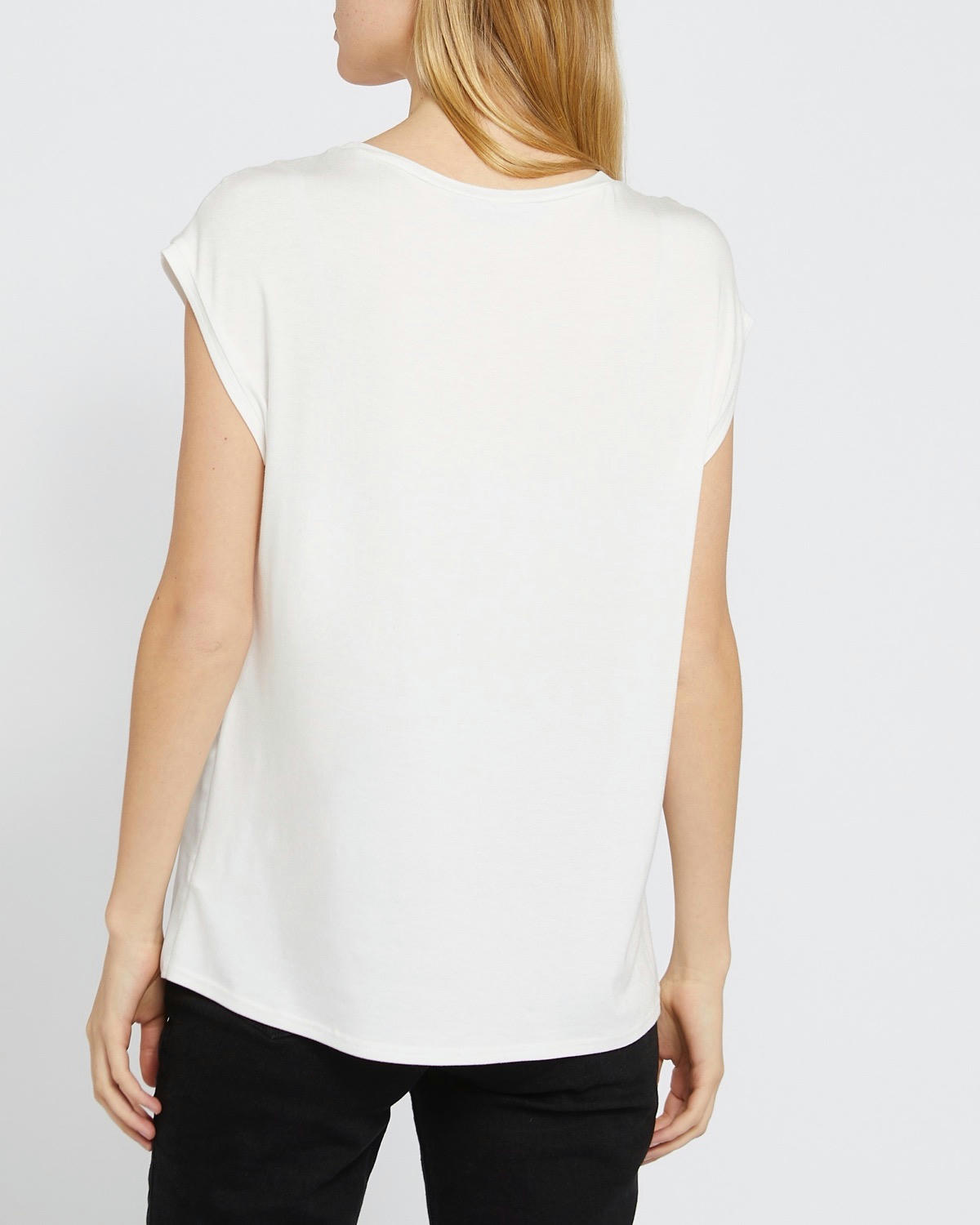 Woven Front Top