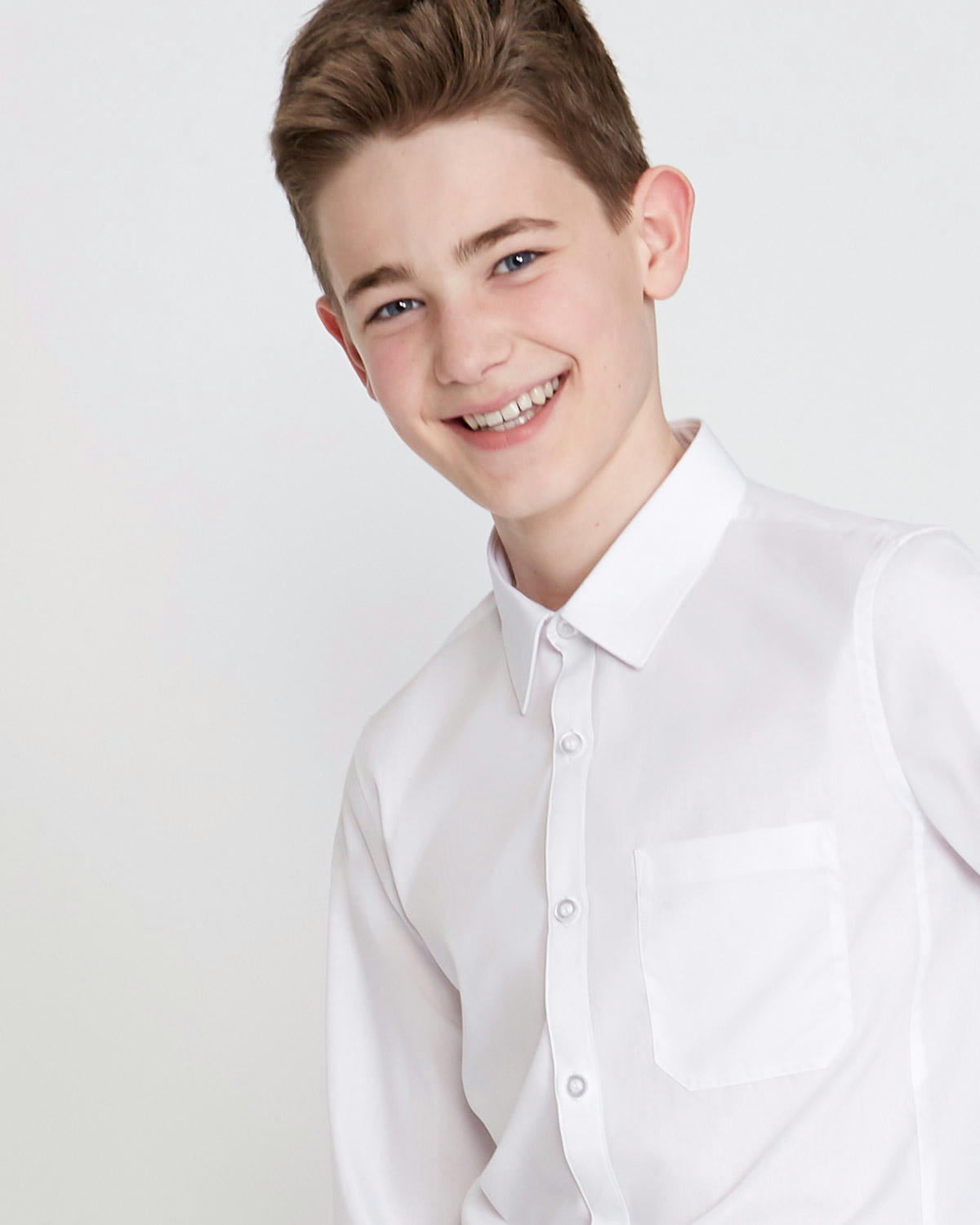 Boys Slim Fit Shirt - Pack Of 3 - (4-16 Years)