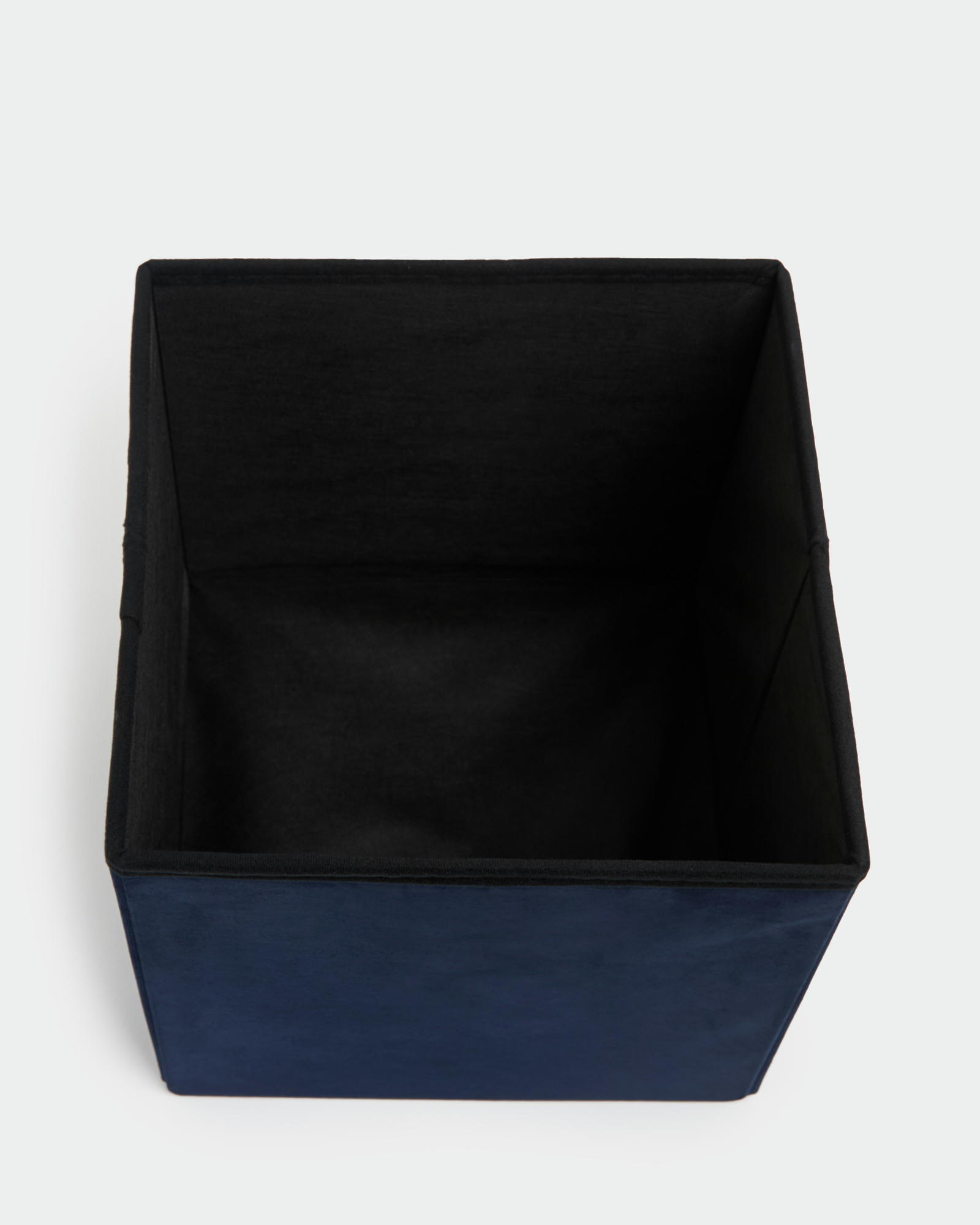 Velvet Storage Cube With Lid