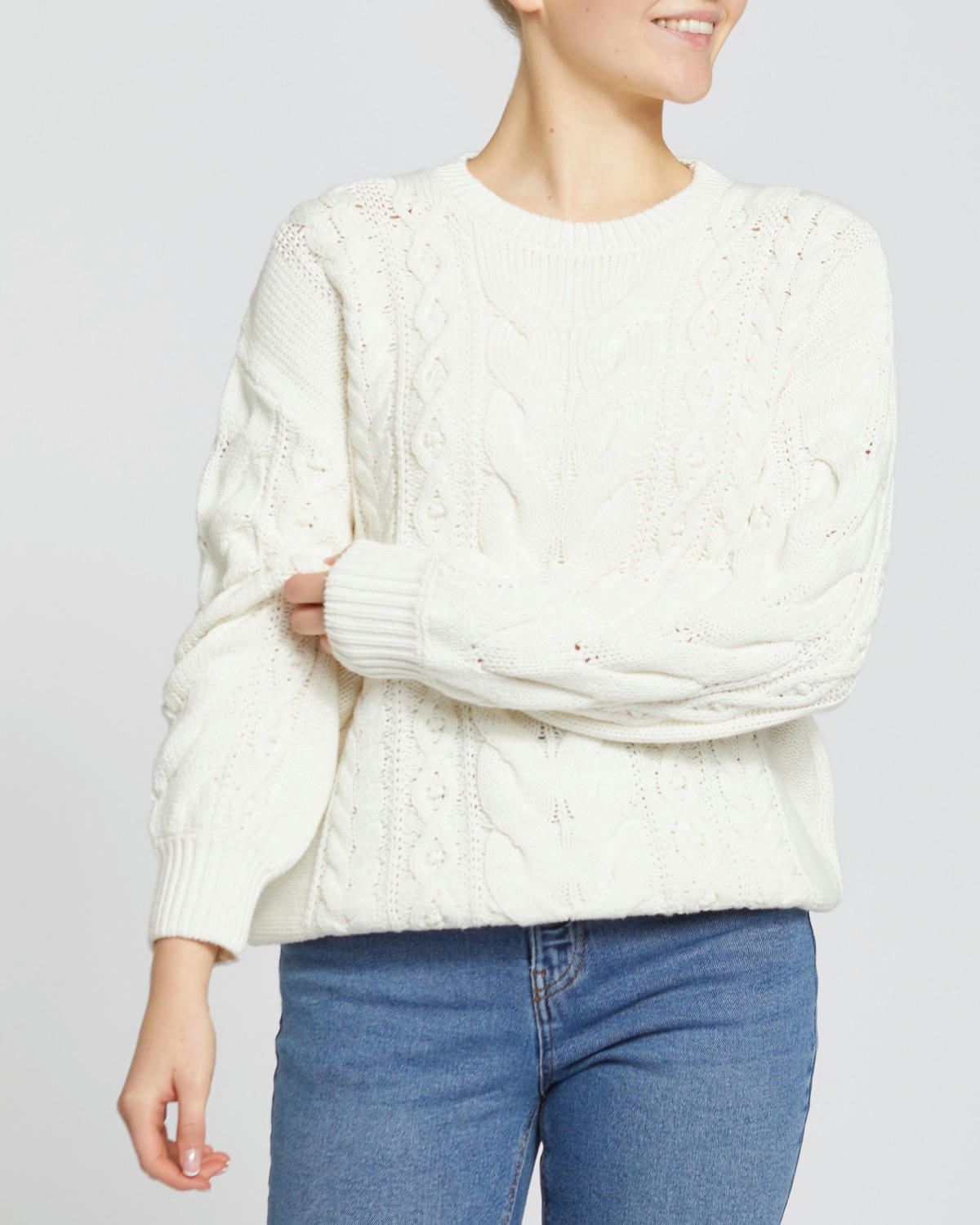 Cable Crew Neck Jumper