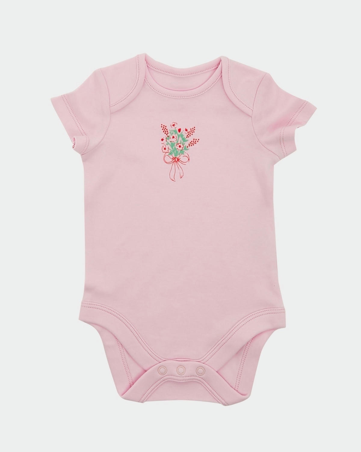 Cotton Short-Sleeved Bodysuits - Pack Of 5 (Newborn-3 Years)