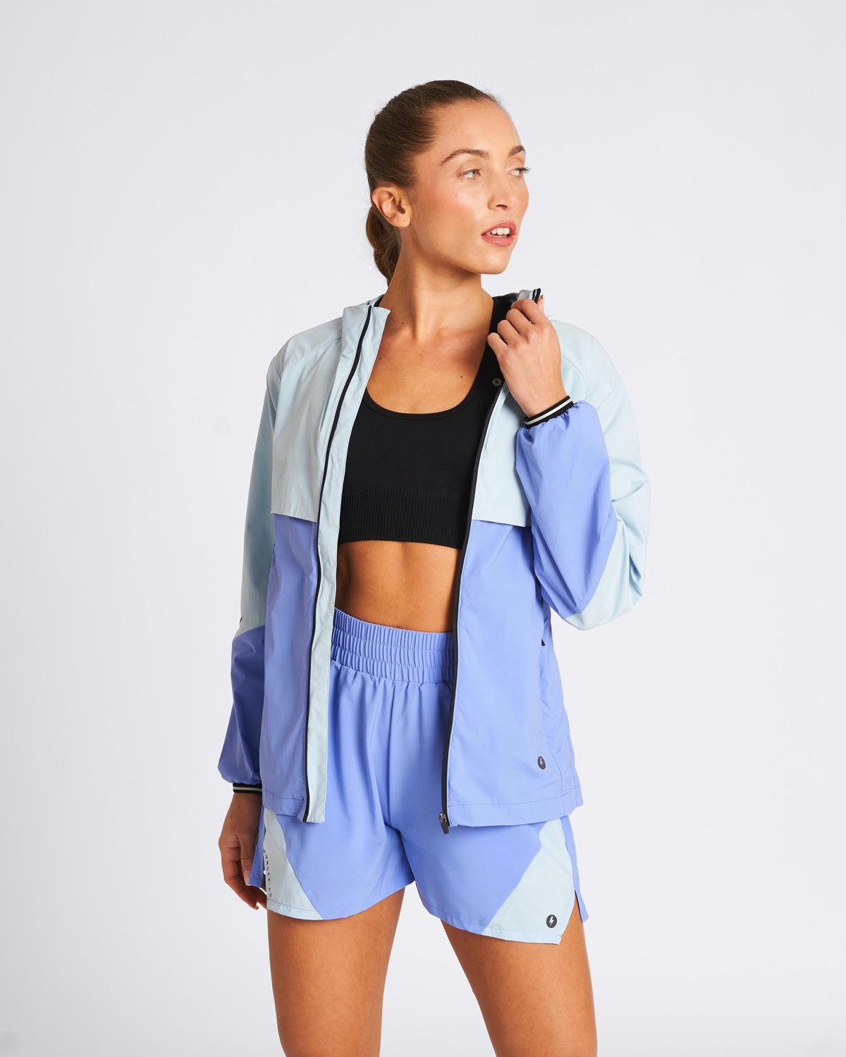 Powercut RUNSeries Pace Running Jacket in Cornflower Blue